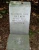 Elizabeth Catt Decker Headstone