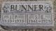 Isaac & S.E. Bunner Headstone