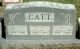 Joseph & Sarah Alverda Catt @ Lula Headstone