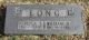 Rebecca Eddings & William Long Headstone